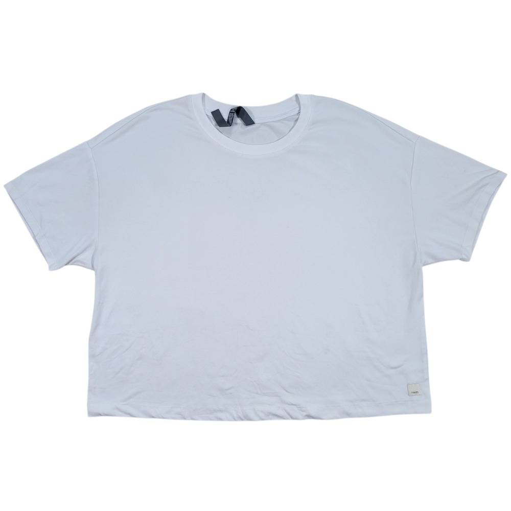 Vuori Energy Tee Shirt Womens L White Short Sleeve Crew Neck VW1011 Activewear